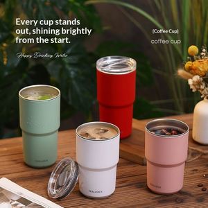 Modern Design <b>Gift</b> <b>Large</b>-Capacity 304 Stainless Steel Vacuum Insulated Double-Layer Coffee Mug Portable Office Use - Product Image 3