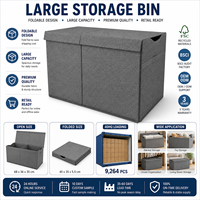 Le couvercle de l'organisateur de vêtements peut être amovible, pliable, en tissu non tissé, imperméable, écologique, durable, de forme carrée.