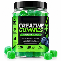 Compléments Alimentaires OEM Créatine Monohydrate Gummies Complément Sportif pour la Croissance Musculaire et l'Énergie pour Adultes Now Supplements