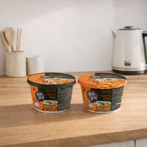 Meilleure qualité coréenne, article très demandé, Rabokki en gobelet 650cc, stable à l'air ambiant, à préparer avec de l'eau bouillante, saveur fromage et styles variés, pratique - Product Image 2