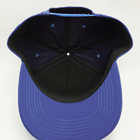 Casquette de golf et de course unisexe réglable à 5 panneaux en nylon, avec trous découpés sur mesure, imperméable, et logo brodé en 3D sur tissu toile