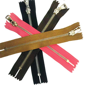 Nhiều Colour Dây Kéo Kim Loại Dây Kéo Hoodies Set Cho Phụ Nữ Kim Loại Dây Kéo Cho Túi Da - Product Image 1