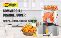 Beste Kwaliteit Industriële Sinaasappelpers Machine Automatische Sinaasappelpers Fruitblender Juicer Machine