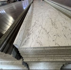 <strong>Cheap</strong> Price Post-Forming HPL Laminated <strong>Wood</strong> Particle Board Table Top Kitchen Countertop <strong>Worktops</strong> - Product Image 2