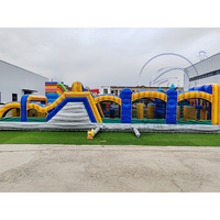 Parcours d'obstacles gonflable coloré en PVC pour enfants et adultes – Jeu sportif de défi – Prix de gros