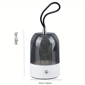 Lámpara de Mesa LED Táctil Recargable, 3 Colores, Luz Nocturna Regulable, Luz Ambiental Portátil, Decoración de Dormitorio, Linterna para Acampar al Aire Libre - Product Image 5