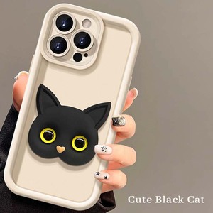 Nuovo cartone animato nero adesivo gatto TPU custodia di protezione del telefono cellulare per <span class=keywords><strong>Iphone</strong></span> 6 7 8 <span class=keywords><strong>Plus</strong></span> X Xr XS 11 12 13 14 16 Pro Max - Product Image 5