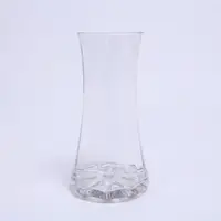 Vase Vintage minimaliste en verre Transparent pour pièce maîtresse de salon