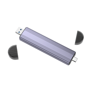 10Gbps USB Tipo-C <span class=keywords><strong>2</strong></span> en 1 Plug-and-Play M.<span class=keywords><strong>2</strong></span> Caja de disco duro 10Gbps Carcasa de metal de aluminio Caja de disco duro en línea - Product Image 6