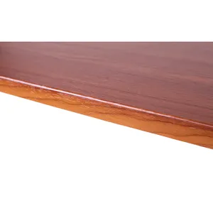 Piano del tavolo in fibra di legno per scrivania da ufficio vendita calda colori personalizzabili custodia in legno Color acero MDF personalizzata OEM ODM Modern