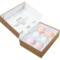 Bombe de bain personnalisée à la main bulle de bain colorée populaire boule de bain bombes de bain coffret cadeau pour femme