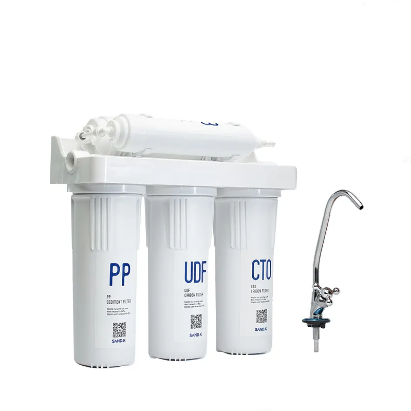 Gran oferta, sistema de tratamiento de agua de fábrica de alta calidad, purificador de filtro de agua potable debajo del fregadero, purificador de agua UF