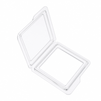 Boîte de rangement esthétique transparente anti-poussière pour patchs anti-acné en PET, étui blister professionnel pour produits cosmétiques