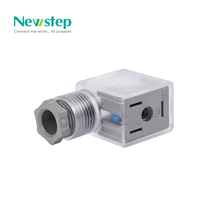 Conector de válvula solenoide de enchufe eléctrico de código B C tipo DIN 43650 conector de válvula solenoide de enchufe eléctrico para LED