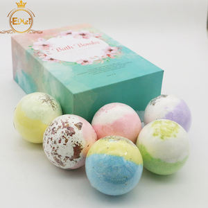 1/6 Hot Sale Handmade Bath Bombs Set Fizzy Dried Flowers Petals Organic Natural Ingredient <strong>SPA</strong> <strong>Foam</strong> - Product Image 2