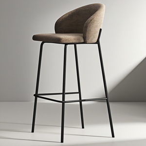Nórdico creativo diseño moderno marco <span class=keywords><strong>de</strong></span> Metal SILLA <span class=keywords><strong>DE</strong></span> Bar <span class=keywords><strong>cocina</strong></span> comedor Hotel exterior hogar recepción Oficina uso taburete <span class=keywords><strong>de</strong></span> Bar - Product Image 1