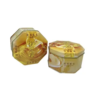 Manufacturer 90-90-55mm Octagonal Tin Box Health Products Candy Nuts Tea Metal Box Personal Care Products Custom Tin Box