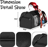 Sac de sport de luxe personnalisé avec logo, moderne, durable, portable, résistant à l'eau, grande capacité 30-40L, pour boxe, MMA, entraînement, plage, gym, en maille
