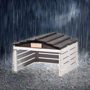 Abri de voiture pliable moderne et simple pour garage et usage domestique - Utilisation en jardin, imperméable, durable, construction en bois naturel - Product Image 2