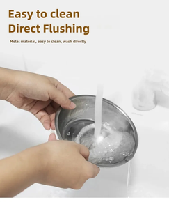 Mangkuk Makanan dan Air Hewan Peliharaan Grosir, Mangkuk Makan Anjing Kucing dari Logam Stainless Steel - Product Image 6