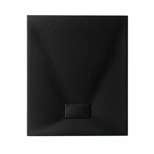 Receveur de douche rectangulaire fin Stone Essence noir 80 x 90 cm - Product Image 3