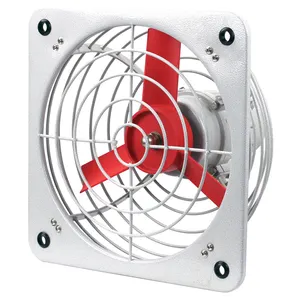 CBF Single Direct Drive Explosion Proof Filtered Exhaust Fan Paint Booth Square Wall Mounted Shutter Exhaust Fan