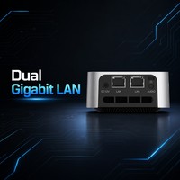 Mini PC Nuc Intel de 12.ª Generación N95 3.4GHz, Computadora de Escritorio con Doble LAN, 2COM, Entrada de CC 12V, Win11 Pro para Negocios, Hogar y Oficina