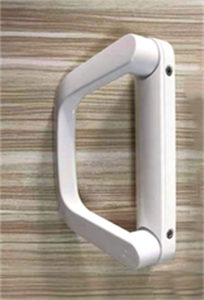 قفل باب منزلق أبيض وأسود من الألومنيوم بتصميم حديث للفناء مع زنك من أجل نوافذ المنزل - Product Image 2