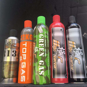 Tanque de <span class=keywords><strong>Gas</strong></span> Verde de Acero de Alta Presión 550ml 1000ml 270g 265g 10kg 12kg 14kg 150psi 175psi Súper Potente para Juegos de Guerra al Aire Libre - Product Image 5