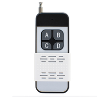 Télécommande de porte de garage 433 MHz à 4 boutons, code d'apprentissage 1527, contrôleur sans fil longue portée, émetteur 2CH pour interrupteur Tuya