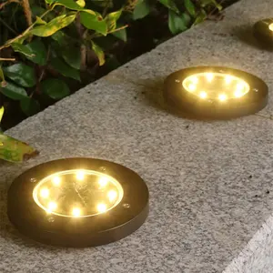 Le luci sotterranee solari hanno condotto le lampade Decorative all'aperto del paesaggio delle scale IP65 impermeabili per il pacchetto 2 del giardino