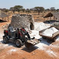 Cargadora Diesel de Alta Capacidad YGZG, Motor Pequeño, Caja de Cambios de Doble Velocidad, para Trabajos Agrícolas, Movimiento de Tierras y Minería