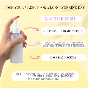 สเปรย์รองพื้นขวดสีชมพูสำหรับแต่งหน้าแบบแก้ไขโลโก้ส่วนตัวควบคุมความมันสเปรย์แต่งหน้าสีน้ำค้าง - Product Image 6