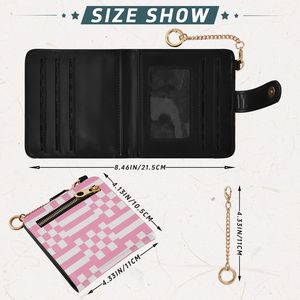 Ladies RFID Blocking PU Leather Clutch Wallet with Magnetic Closure and Zipper Coin <b>Purse</b> Handbag - Product Image 3