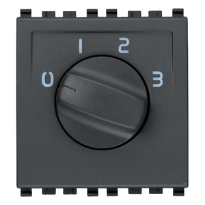 Interruptor Rotatorio 1P 6(3)A Gris con 0 1 2 3 Posiciones para Control Eléctrico - Product Image 1