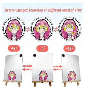 Technologie d'impression lenticulaire avancée Autocollant d'anime lenticulaire 3D Effet de retournement haute définition Durable étanche - Product Image 5