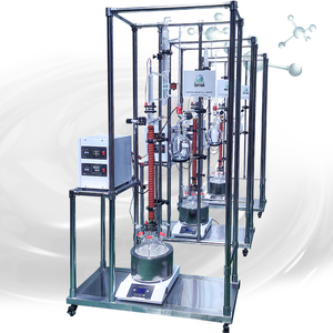 Reactor de destilación de vidrio esférico 1L con calefacción LCD inteligente - Product Image 6