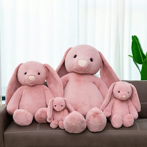 Simpatici giocattoli di <span class=keywords><strong>peluche</strong></span> con orecchie a goccia orecchie lunghe con orecchie bianche <span class=keywords><strong>rosa</strong></span> Beige <span class=keywords><strong>peluche</strong></span> con bambola di pezza rilassante stracci per bambini regalo di compleanno - Product Image 6