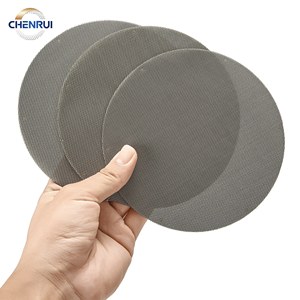 Lưới lọc thép không gỉ tùy chỉnh, dạng đĩa, nhiều lớp, lưới lọc máy móc không dệt, lưới lọc máy ép đùn - Product Image 2