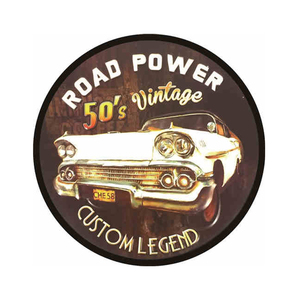 酒吧装饰啤酒瓶盖金属锡标牌中国工厂直销啤酒瓶盖锡板装饰金属海报 - Product Image 3