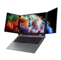 CoreNest Laptop Layar Lipat Tiga Baru 2026 Intel Core I5 12450H Laptop Workstation Bisnis untuk Trading dan Coding
