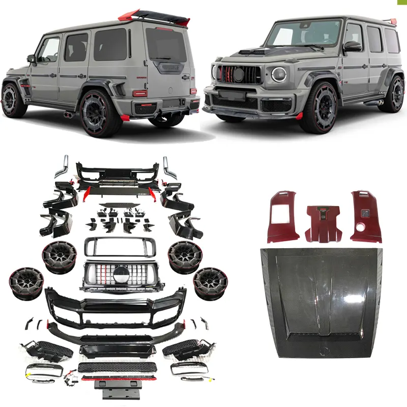 2021Year G class W463A W464 G63 Upgrade To G Wagon B900 Rocket Body Kit With Wheel Hub bumpers Grille G63 Rocket900