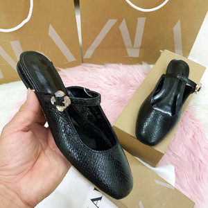 Nouvelles mules dorées pour <span class=keywords><strong>femme</strong></span>, style été 2025, en stock, à <span class=keywords><strong>talon</strong></span> bas, bout <span class=keywords><strong>carré</strong></span>, avec boucle, tige en tissu pailleté et décorations en strass - Product Image 2