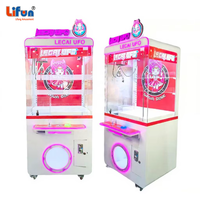 Lifun En gros Machine à pincettes UFO de grande taille avec cabinet métallique de haute qualité, personnalisable, pour attraper des prix et des bonbons, pour kiosque de centre commercial