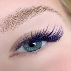 Extensions de <span class=keywords><strong>cils</strong></span> GLAMLASH colorées : bleu lac, lavande, cannelle, vert foncé, matcha, gris naturel, faux <span class=keywords><strong>cils</strong></span> colorés, <span class=keywords><strong>bordeaux</strong></span> - Product Image 5