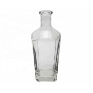 Botella de Whisky Transparente Imperial de 75 <span class=keywords><strong>Cl</strong></span> (750 ml) de Vidrio Premium con Tapón de Corcho - Product Image 1