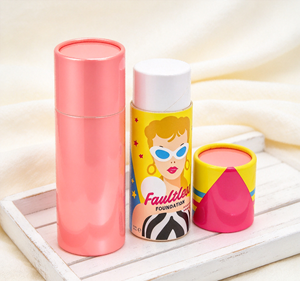 Full Color Printed Eco-Friendly High-End Cylindrical Paper Tube Top Bottom Lid <b>Rolled</b> Structure Thick Kraft Paper Recyclable - Product Image 2