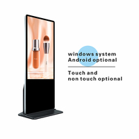 Kiosco con Pantalla Táctil Android para Windows, Tótem Publicitario, Reproductor LCD Ultrafino, Cartel Digital de Pie para Interiores