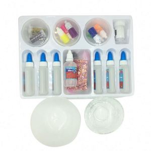 New Arrival Making Your Own Glitter Diy Slime <b>Kits</b> 2023 Toy Non Borax Glue Foam Balls Fishbowl <b>Beads</b> Diy Slime <b>Kit</b> - Product Image 3