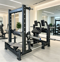 Appareil d'entraînement des hanches à charge libre, réglable, pour fessiers 3D, machine à fessiers, entraîneur multifonctionnel pour hanches et jambes avec Smith Machine